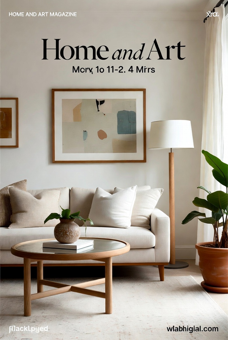 Home and Art Magazine: Living Room