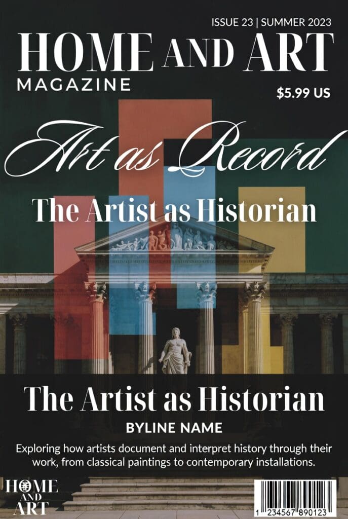 Home and Art Magazine: Art as Record