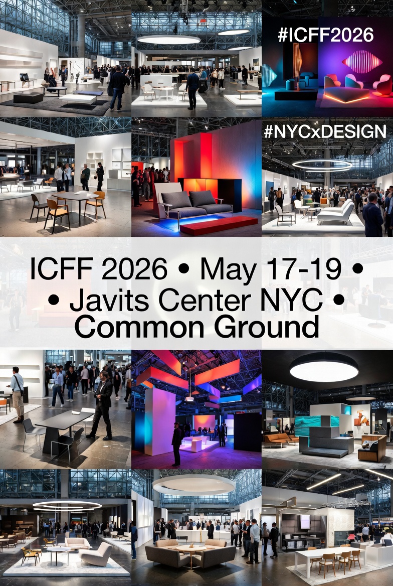 ICFF 2026: International Contemporary Furniture Fair – North America’s Premier Design Event Returns May 17–19