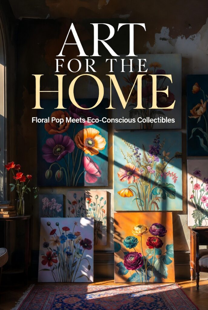 Art for the Home: Floral Pop Meets Eco-Conscious Collectibles