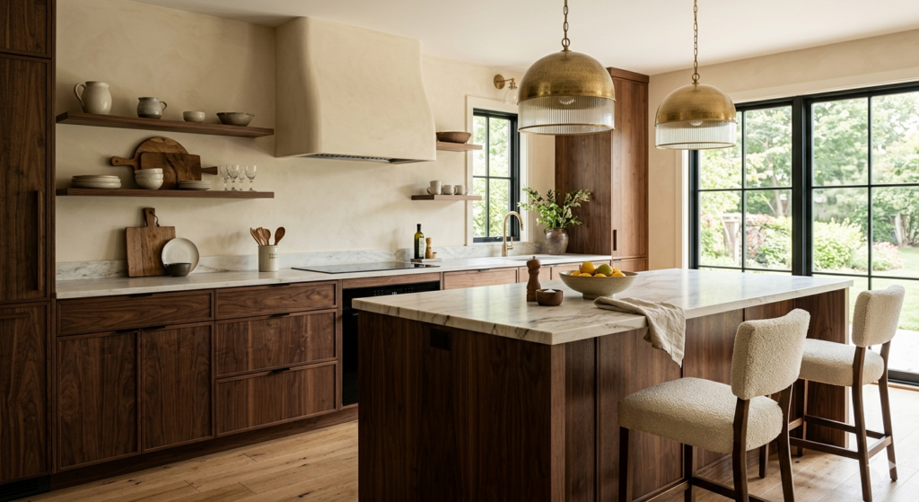 Beyond the White Kitchen: Why Walnut and “Antique Cream” are Dominating 2026 Design