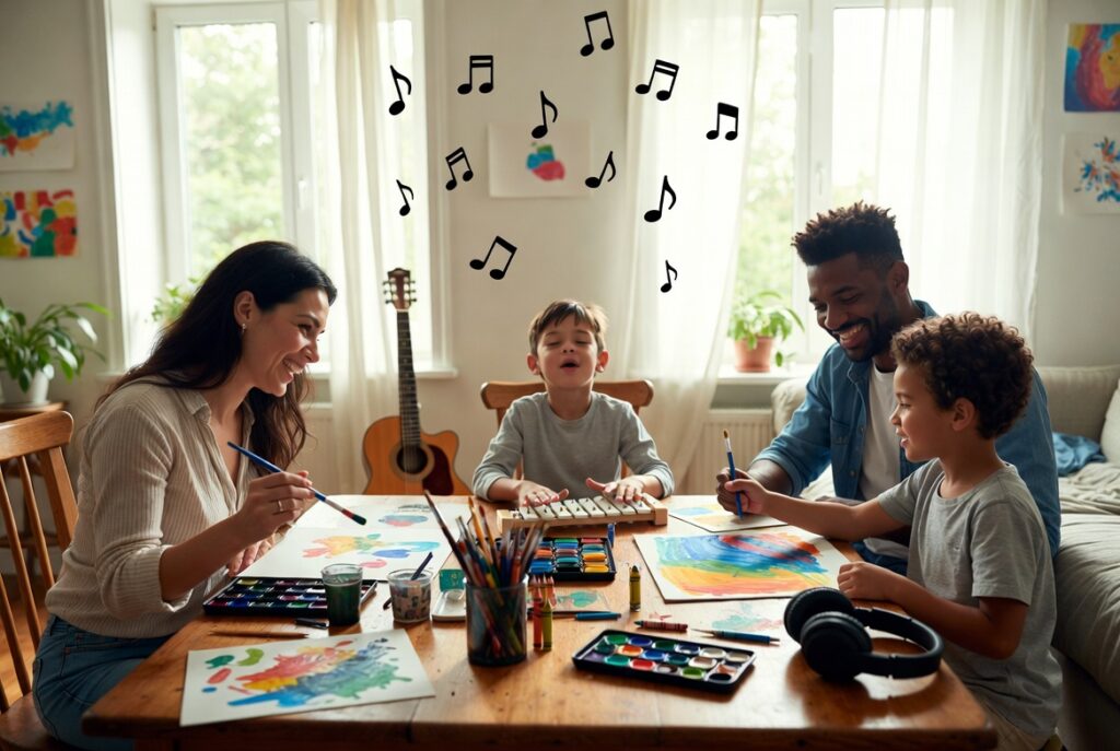 How Can Parents Integrate Art And Music At Home With Their Children?
