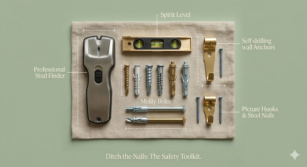 Essential Art Hanging Hardware Toolkit: Safety and Stability