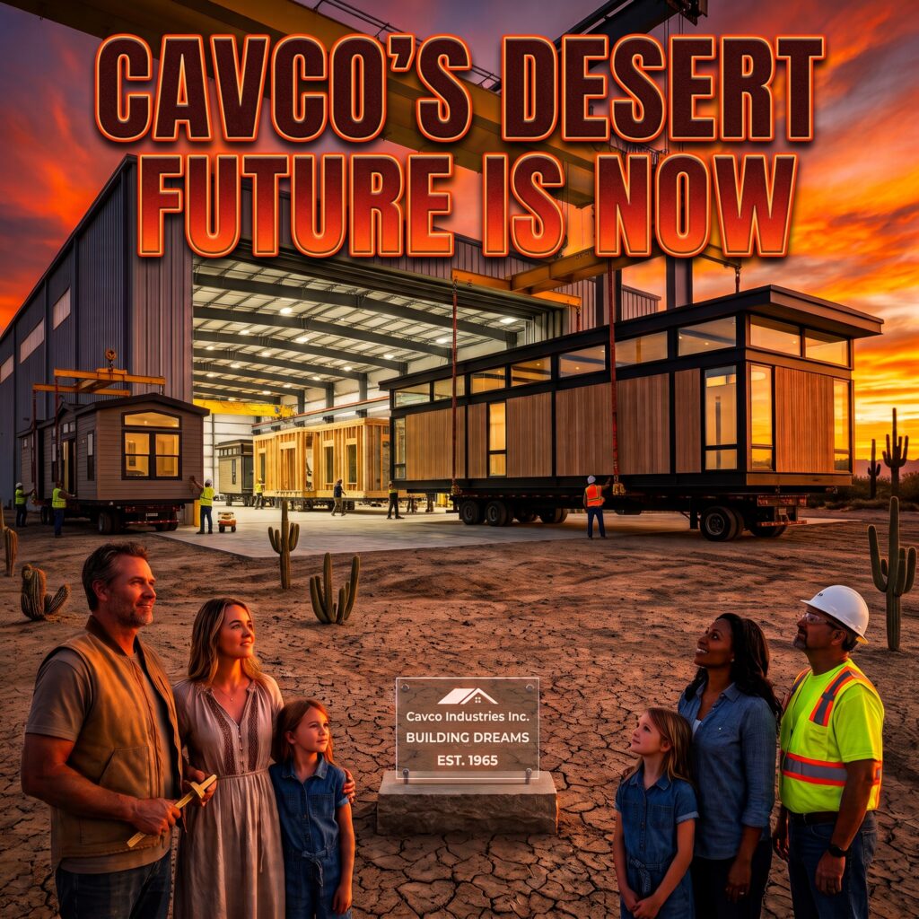CAVCO'S DESERT CATHEDRAL OF MODERN SHELTER